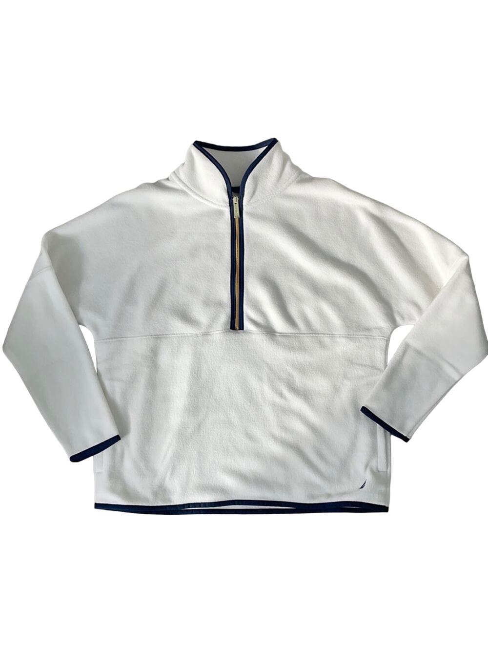 NWT Nautica Nautex Quarter Zip Up Pullover Fleece Size Small